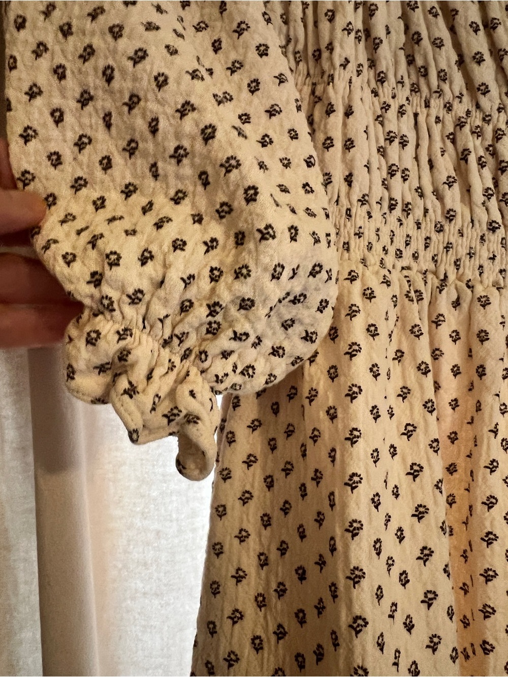 Neuflora Cream Angela Dress Size Medium - Picture 5 of 7
